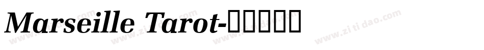 Marseille Tarot字体转换
